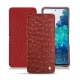 Housse cuir Samsung Galaxy S20 FE - Autruche ciliegia