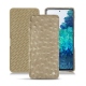 Capa em pele Samsung Galaxy S20 FE - Autruche desert