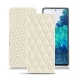 Capa em pele Samsung Galaxy S20 FE - Blanc - Couture ( Bologna - White ) 