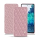 Housse cuir Samsung Galaxy S20 FE - Rose - Couture ( Nappa - Pantone 2365C ) 