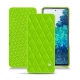 Custodia in pelle Samsung Galaxy S20 FE - Vert fluo - Couture