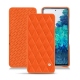 Custodia in pelle Samsung Galaxy S20 FE - Orange fluo - Couture