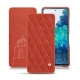 Housse cuir Samsung Galaxy S20 FE - Arange clouquié - Couture