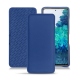 Samsung Galaxy S20 FE leather case - Bleu Océan PU