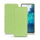 가죽 커버 Samsung Galaxy S20 FE - Vert olive PU
