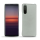 Coque cuir Sony Xperia 5 II - Gris ( Nappa - Pantone W428C ) 