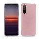 Coque cuir Sony Xperia 5 II - Rose ( Nappa - Pantone 2365C ) 