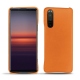 가죽 커버 Sony Xperia 5 II - Orange ( Nappa - Pantone 1495U ) 