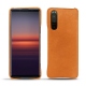 Capa em pele Sony Xperia 5 II - Mandarine vintage ( Pantone 165C ) 