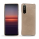 Custodia in pelle Sony Xperia 5 II - Taupe vintage ( Pantone 7530C ) 