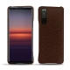 Sony Xperia 5 II leather cover - Châtaigne ( Pantone 476C ) 