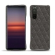 硬质真皮保护套 Sony Xperia 5 II - Anthracite - Couture ( Pantone 424C ) 