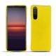 硬质真皮保护套 Sony Xperia 5 II - Jaune fluo