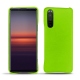 Lederschutzhülle Sony Xperia 5 II - Vert fluo