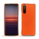 Lederschutzhülle Sony Xperia 5 II - Orange fluo