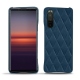가죽 커버 Sony Xperia 5 II - Blu mediterran - Couture