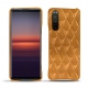 Sony Xperia 5 II leather cover - Or Maïa - Couture