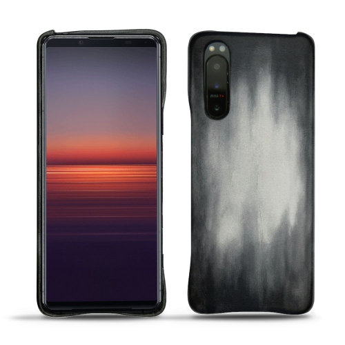 Scafi posteriori in pelle per Xperia 5 IIGris Patine