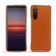Capa em pele Sony Xperia 5 II - Orange vibrant