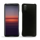 Coque cuir Sony Xperia 5 II - Noir Veggie