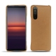 Custodia in pelle Sony Xperia 5 II - Beige Veggie