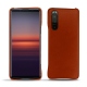 Sony Xperia 5 II leather cover - Orange Veggie
