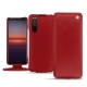 Capa em pele Sony Xperia 5 II - Rouge ( Nappa - Pantone 199C ) 