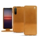 Sony Xperia 5 II leather case - Or Maïa ( Pantone 871C ) 