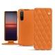 Lederschutzhülle Sony Xperia 5 II - Orange - Couture ( Nappa - Pantone 1495U ) 