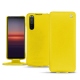 Housse cuir Sony Xperia 5 II - Jaune fluo