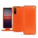 Capa em pele Sony Xperia 5 II - Orange fluo