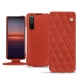 Housse cuir Sony Xperia 5 II - Arange clouquié - Couture