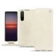 Sony Xperia 5 II leather case - Blanc escumo