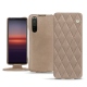 Sony Xperia 5 II leather case - Taupe vintage - Couture