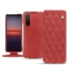 Lederschutzhülle Sony Xperia 5 II - Cerise vintage - Couture
