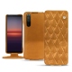 Funda de piel Sony Xperia 5 II - Or Maïa - Couture