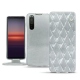 Capa em pele Sony Xperia 5 II - Platinium - Couture