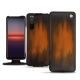 Housse cuir Sony Xperia 5 II - Marron Patine