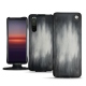 Capa em pele Sony Xperia 5 II - Gris Patine