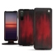 Housse cuir Sony Xperia 5 II - Rouge Patine