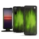 Custodia in pelle Sony Xperia 5 II - Vert Patine