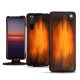 Capa em pele Sony Xperia 5 II - Fauve Patine