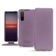 硬质真皮保护套 Sony Xperia 5 II - Lilas PU
