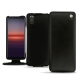 Sony Xperia 5 II leather case - Noir Veggie
