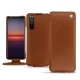 Sony Xperia 5 II leather case - Marron Veggie