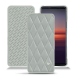 Capa em pele Sony Xperia 5 II - Gris - Couture ( Nappa - Pantone W428C ) 