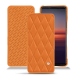 硬质真皮保护套 Sony Xperia 5 II - Orange - Couture ( Nappa - Pantone 1495U ) 