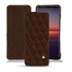 Funda de piel Sony Xperia 5 II - Châtaigne - Couture ( Pantone 476C ) 