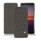 Custodia in pelle Sony Xperia 5 II - Anthracite - Couture ( Pantone 424C ) 