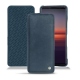 Housse cuir Sony Xperia 5 II - Jean vintage ( Roughtcut - Pantone 285U  ) 